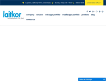 Tablet Screenshot of laitkor.com